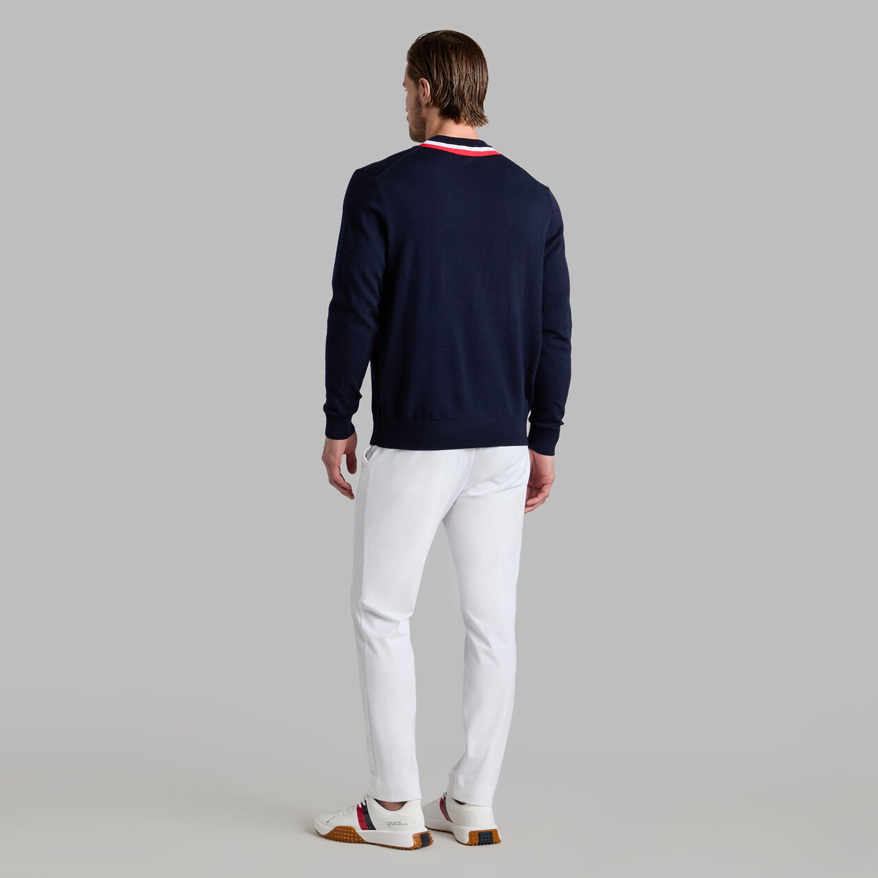 G/Fore Tour 5-Pocket 4-Way Stretch Straight Leg Golf Pants: Snow