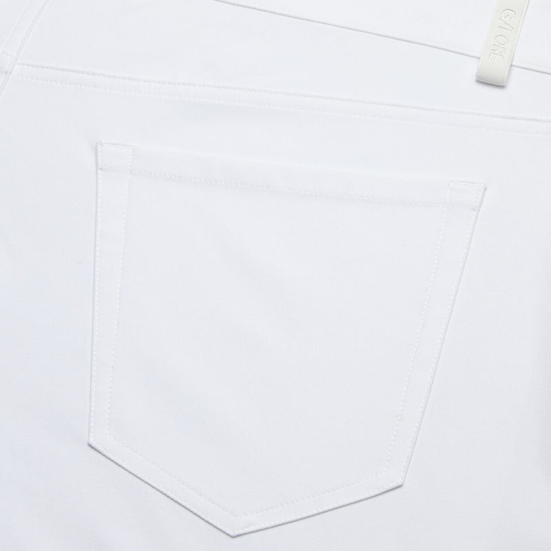 G/Fore Tour 5-Pocket 4-Way Stretch Straight Leg Golf Pants: Snow