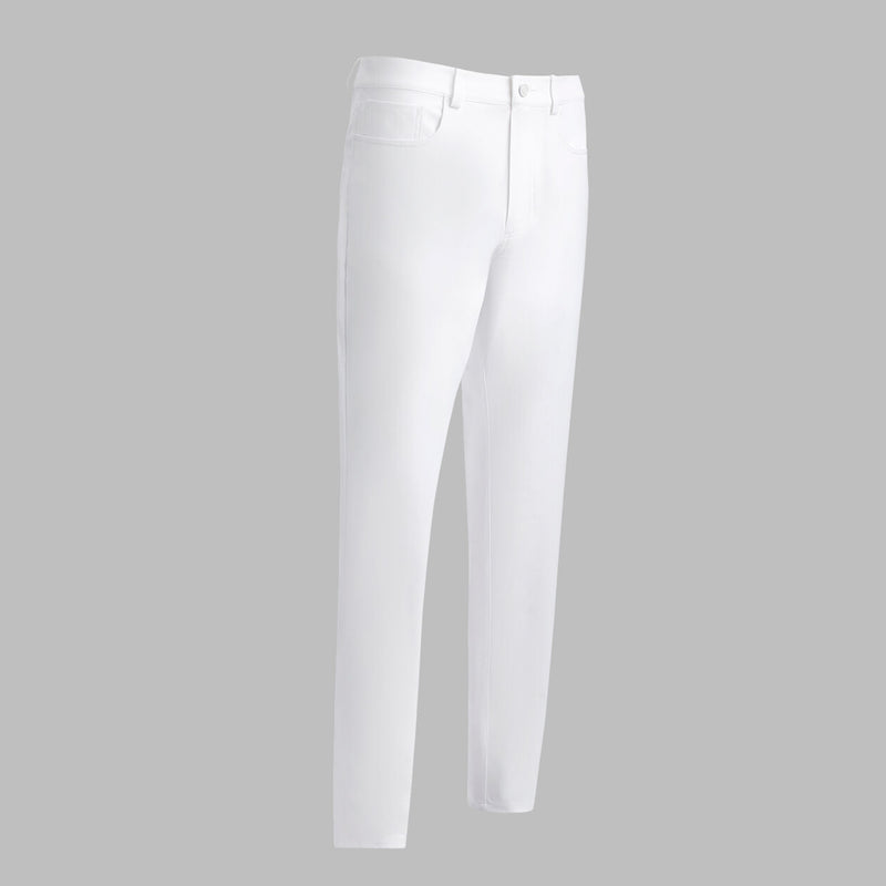 G/Fore Tour 5-Pocket 4-Way Stretch Straight Leg Golf Pants: Snow