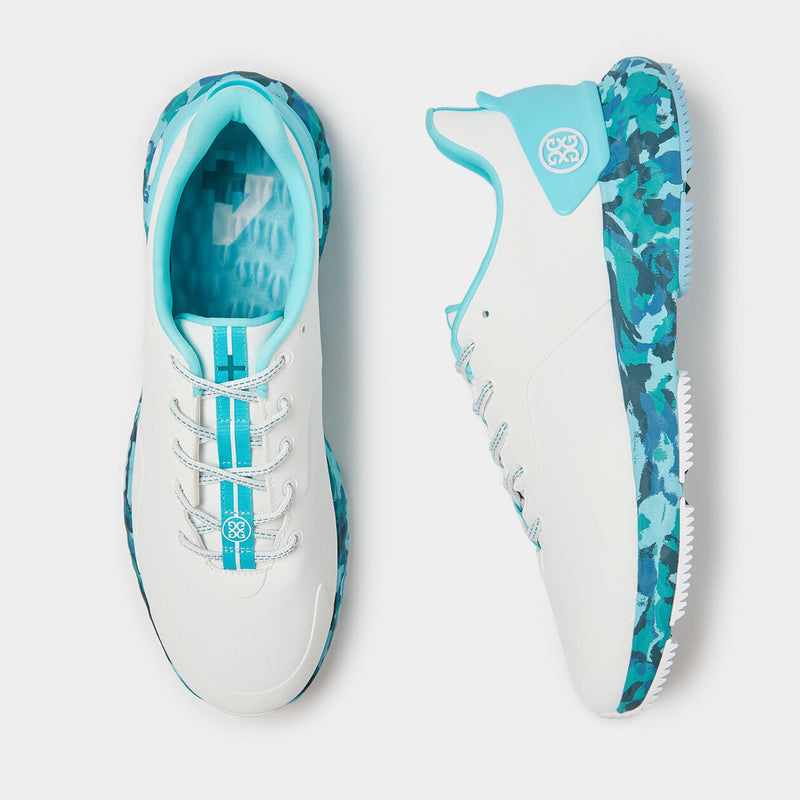 Brand New! G/Fore Men's MG4+ Monochrome Camo Golf Shoes: Snow/Sardinia