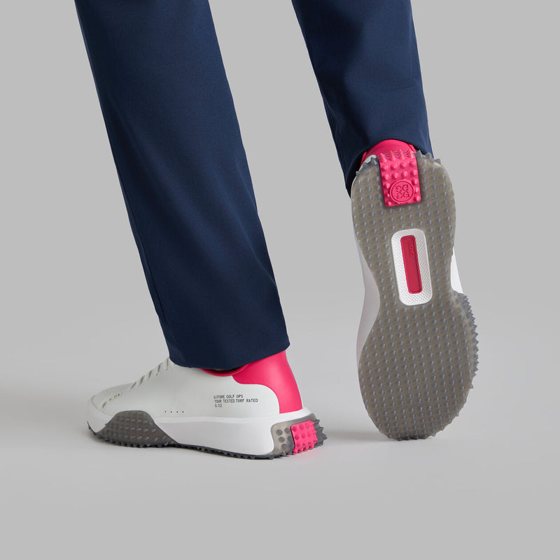 Brand New! G/Fore Men's G.112 Golf Shoes: Snow/ Framboise