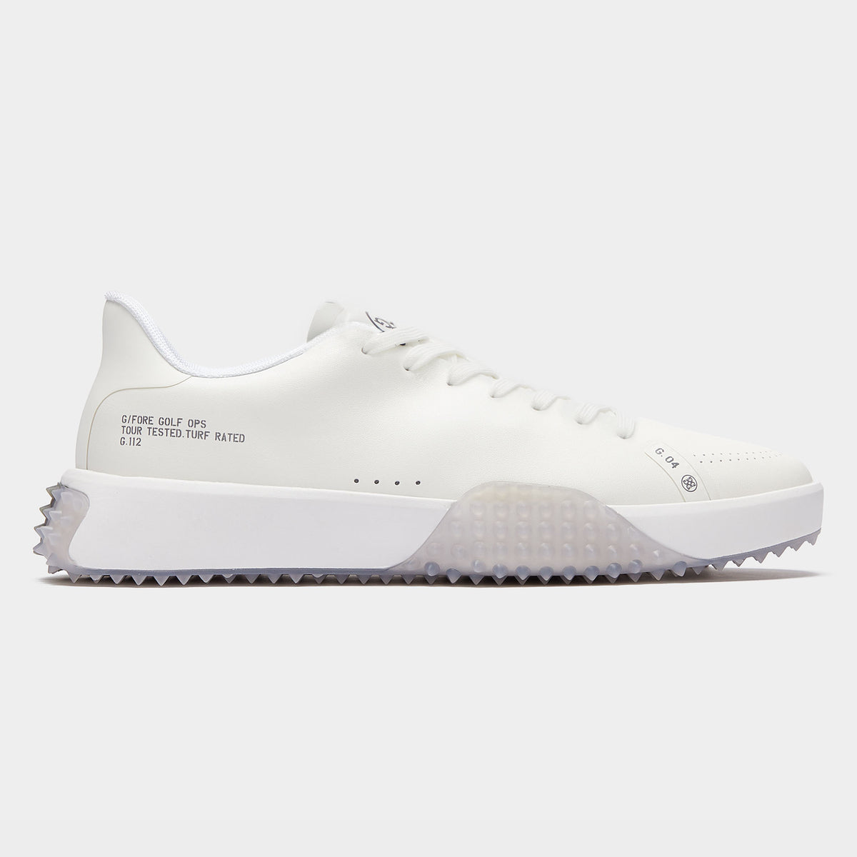 G/Fore Men's G.112 P.U. Leather Golf Shoes: Snow/Nimbus