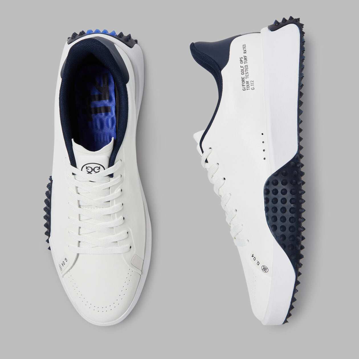 Brand New! G/Fore Men's G.112 Golf Shoes: Snow/Twilight