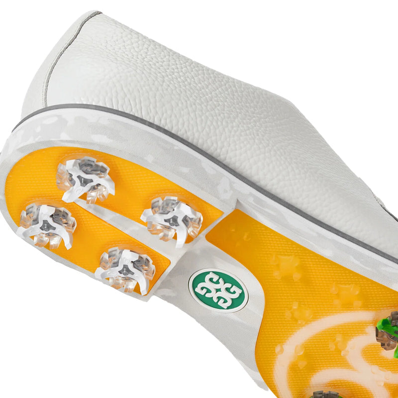 Brand New! G/Fore Men's G/Lock Gallivanter Pebble Leather Camo Golf Shoes: Snow