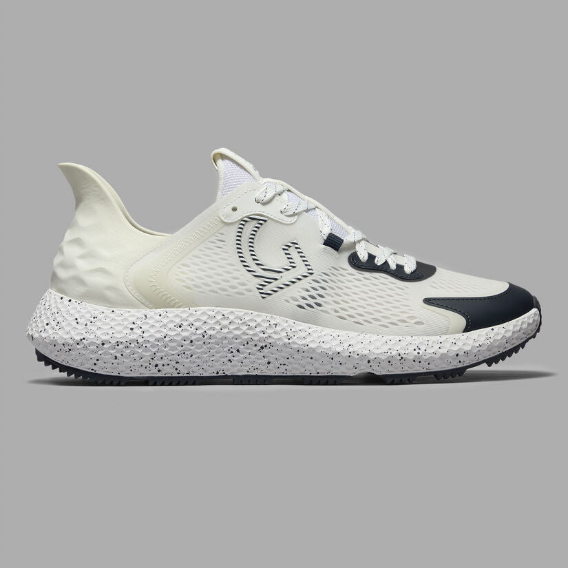 Brand New! G/Fore Men's MG4X2 Knit Specks & Stripes Hybrid Golf Cross Trainer: Snow/Twilight