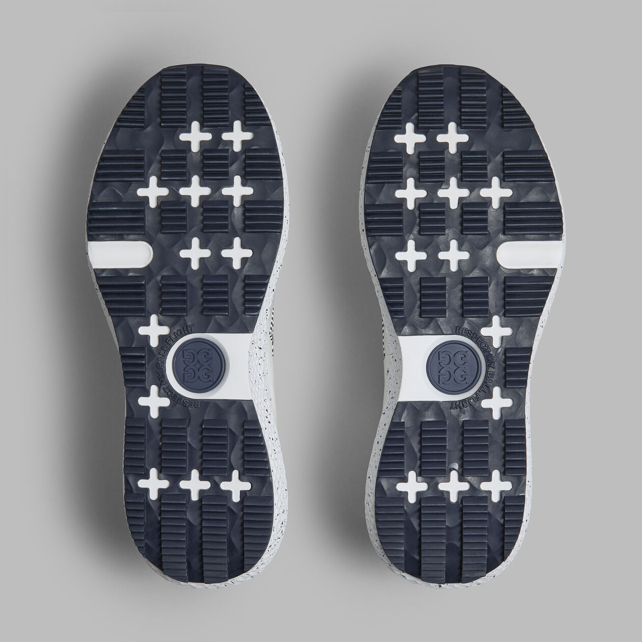 Brand New! G/Fore Men's MG4X2 Knit Specks & Stripes Hybrid Golf Cross Trainer: Snow/Twilight