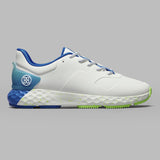 Brand New! G/Fore Men's MG4+ Stippled Golf Shoes: Snow/Acid Lime