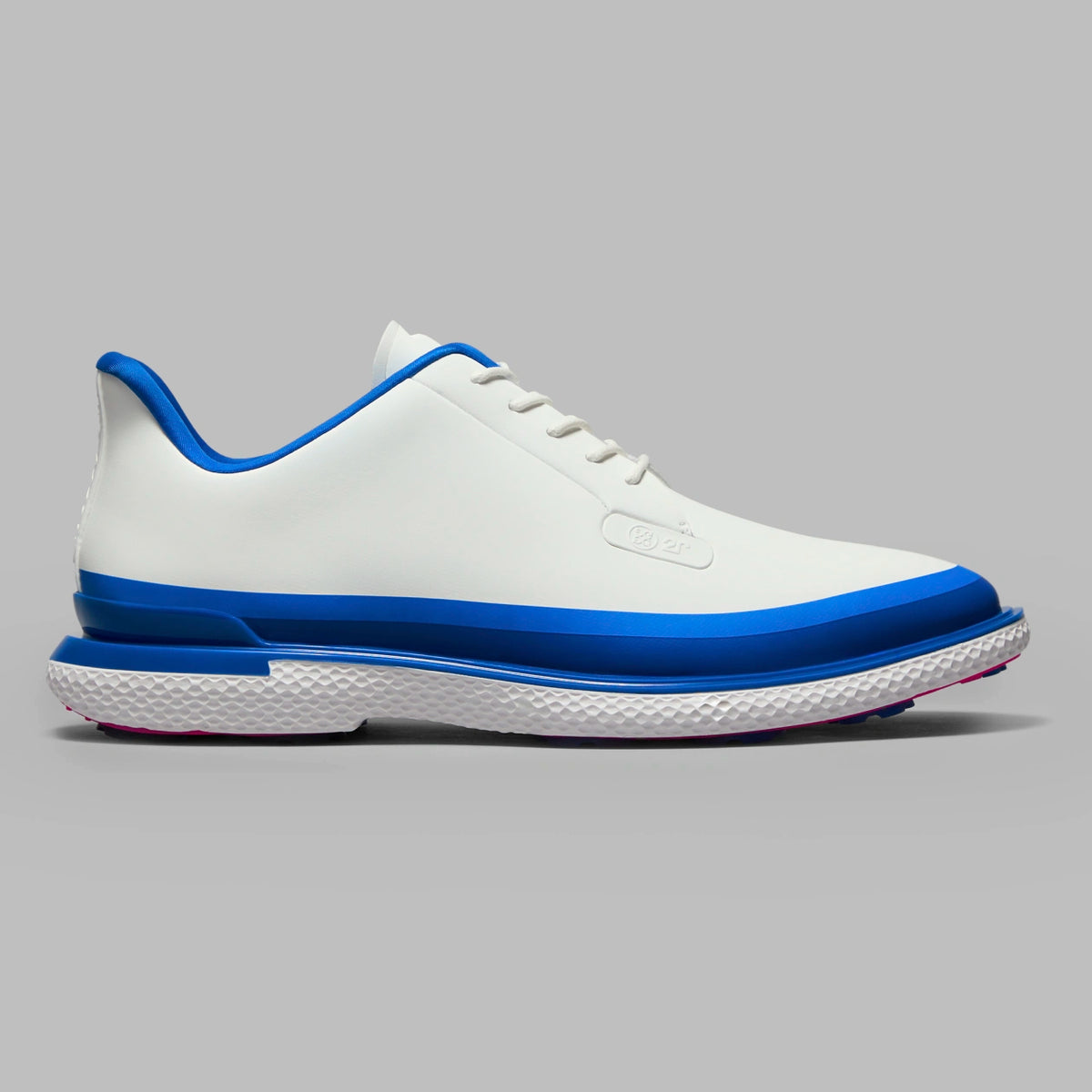 Brand New! G/Fore Men's Gallivan2r Tuxedo Stripe Golf Shoes: Snow/Lisbon