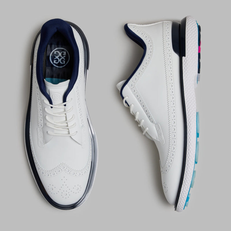 Brand New! G/Fore Men's Gallivan2r Longwing Golf Shoes: Snow/Twilight