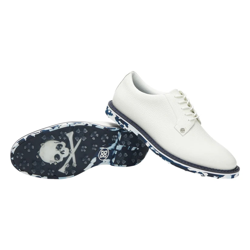 Brand New! G/Fore Men's Gallivanter Camo Sole Pebble Leather Golf Shoes: Snow/Twilight