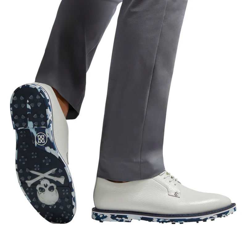 Brand New! G/Fore Men's Gallivanter Camo Sole Pebble Leather Golf Shoes: Snow/Twilight