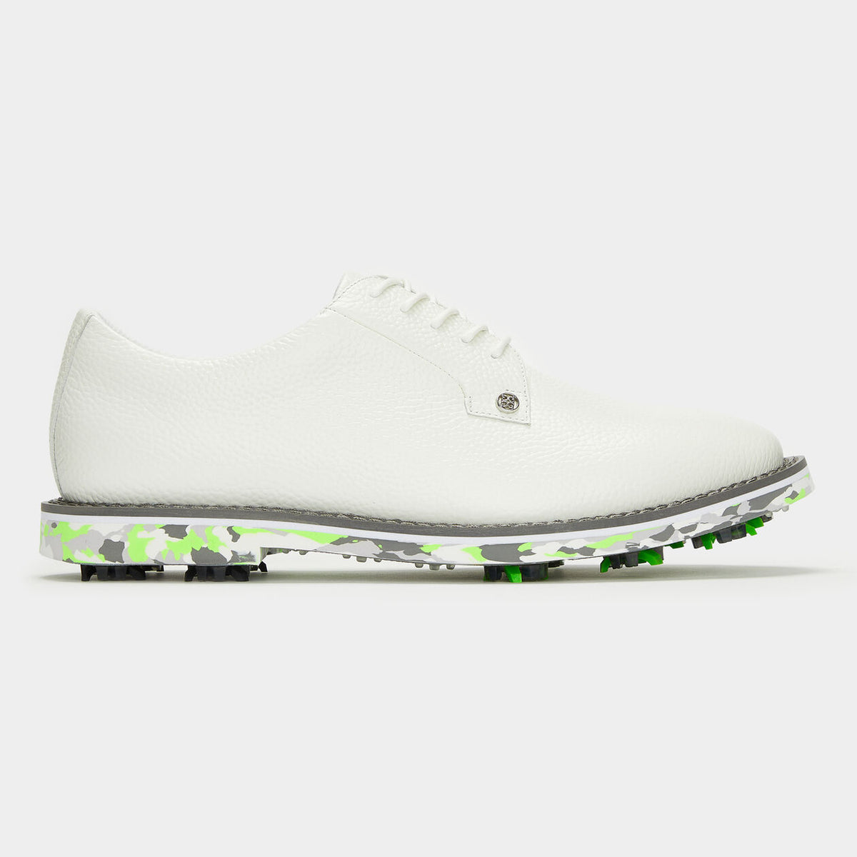 Brand New! G/Fore Men's G/Lock Gallivanter Pebble Leather Golf Shoes: Snow/Gecko