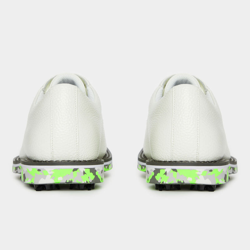 Brand New! G/Fore Men's G/Lock Gallivanter Pebble Leather Golf Shoes: Snow/Gecko