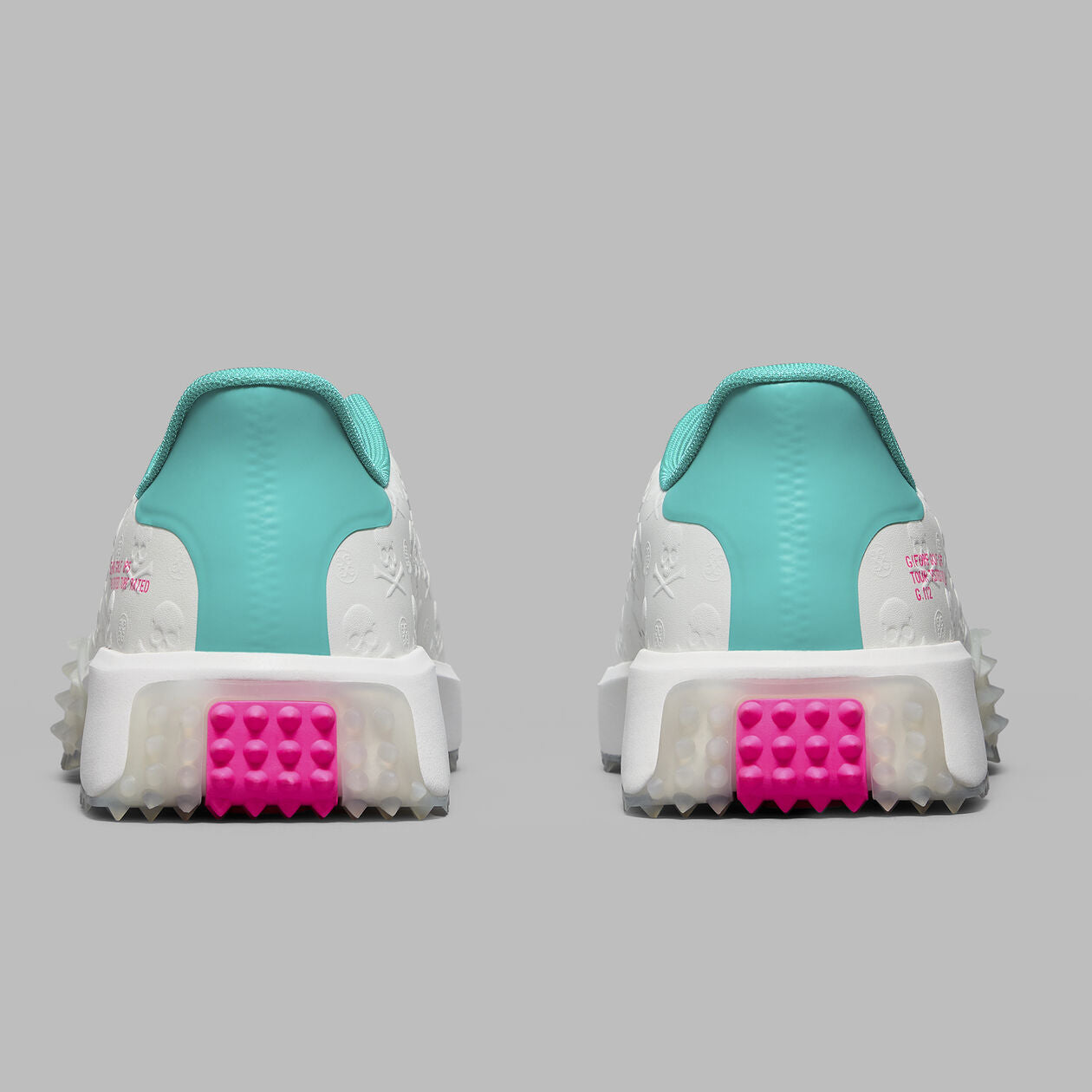 2025 G/Fore Men's G.112 Embossed Skull & Tees Golf Shoes: Snow/Siren