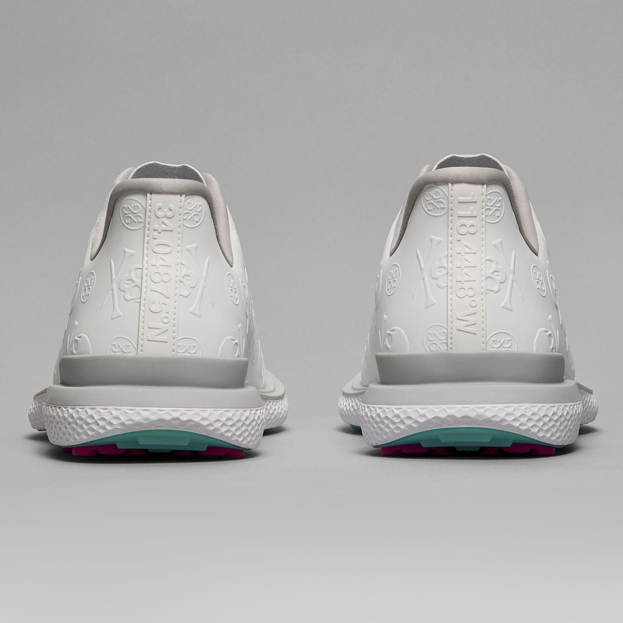 2025 G/Fore Men's Gallivan2r Embossed Skull & Tees Golf Shoes: Snow/Nimbus