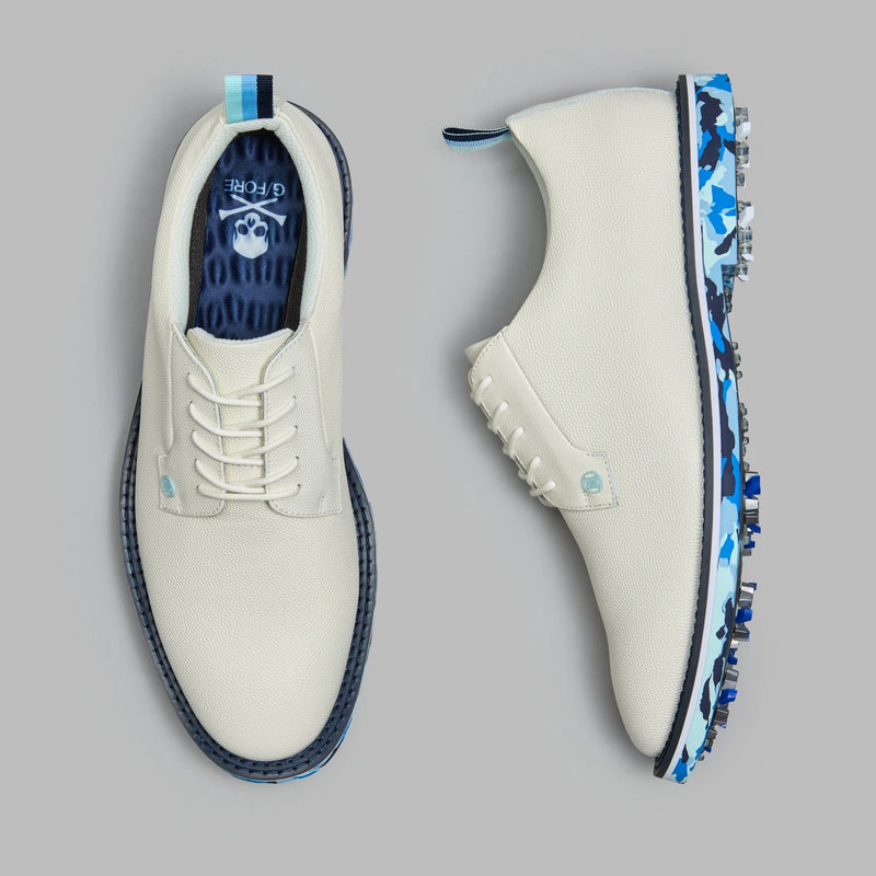 Brand New! G/FORE Gallivanter G/LOCK Leather Camo Sole Golf Shoes : Snow