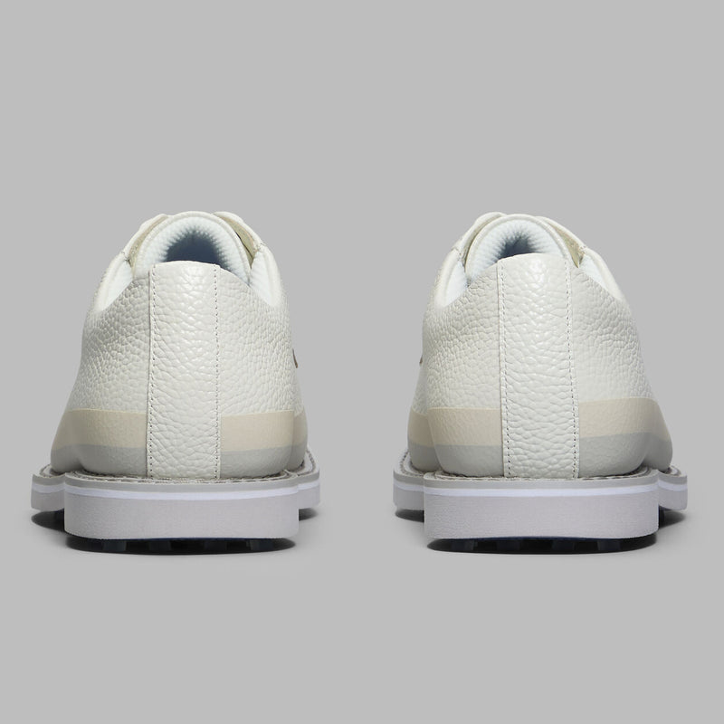 Brand New! G/Fore Men's Gallivanter Tuxedo Stripe Leather Golf Shoes: Snow/Nimbus