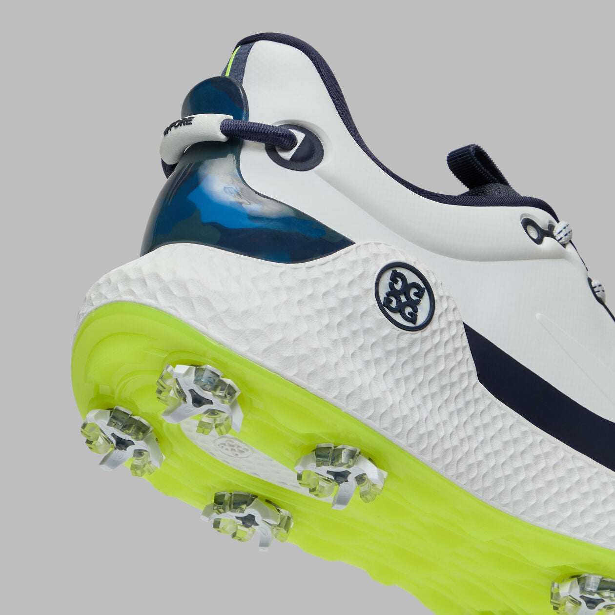 2025 G/Fore Men's MG4+ O2 G/Lock Golf Shoes: Snow/Twilight