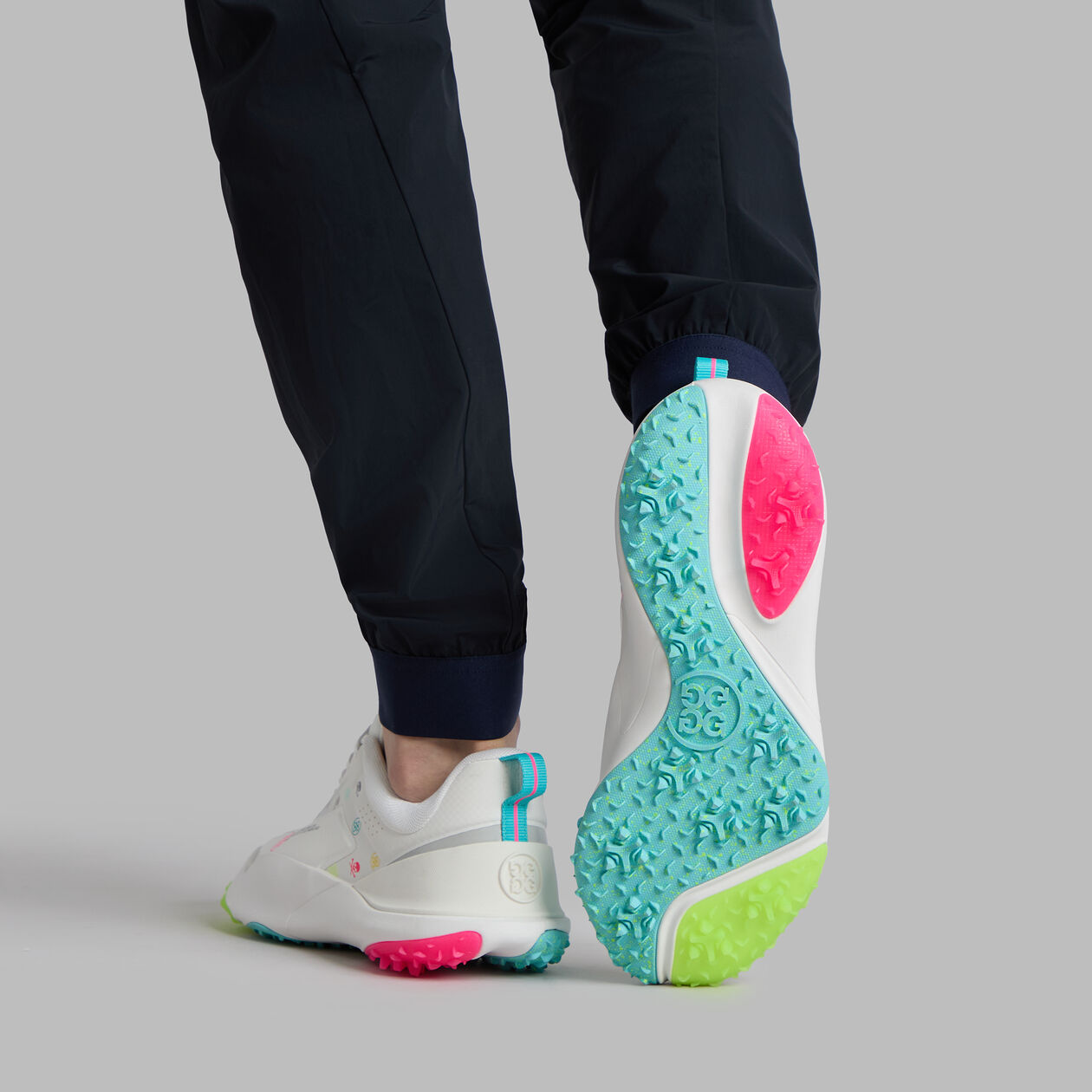 2025 G/Fore Men's Ltd Release G/18 Icon Golf Shoes: Snow/Multi