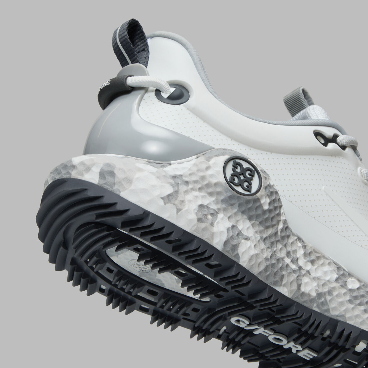 Brand New! G/Fore Men's MG4+ O2 Perforated Golf Shoes: Snow/Nimbus