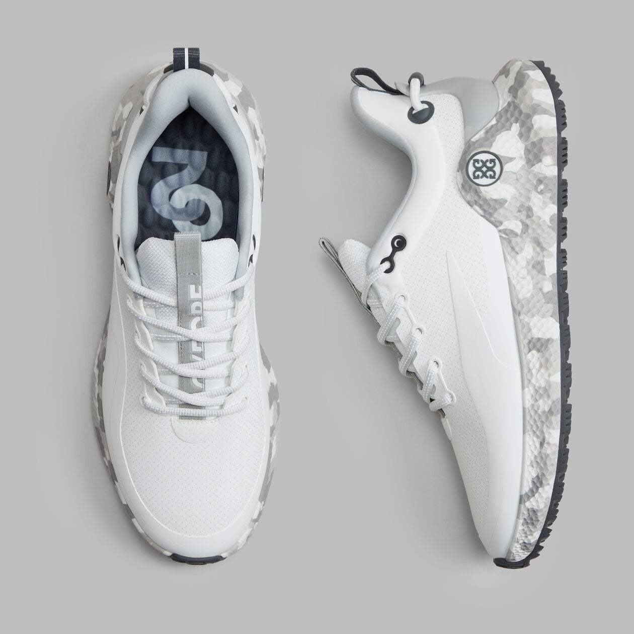 Brand New! G/Fore Men's MG4+ O2 Perforated Golf Shoes: Snow/Nimbus