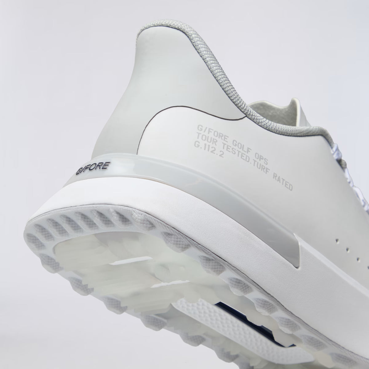 2026 G/Fore Men's G.112 Golf Shoes: Snow/Nimbus (Wide Fit)