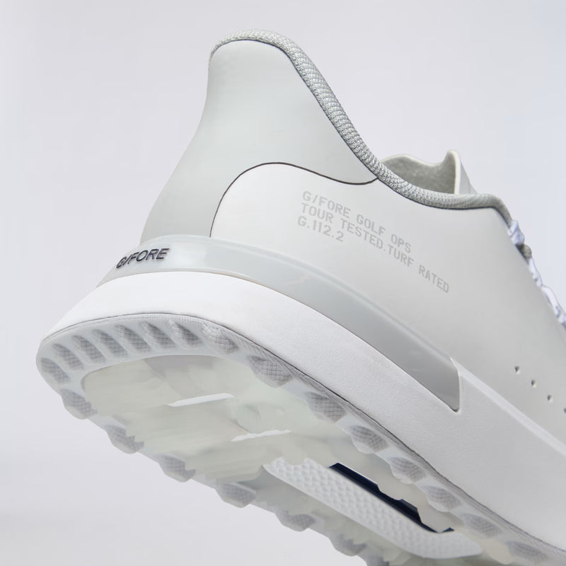 2026 G/Fore Men's G.112 Golf Shoes: Snow/Nimbus (Wide Fit)
