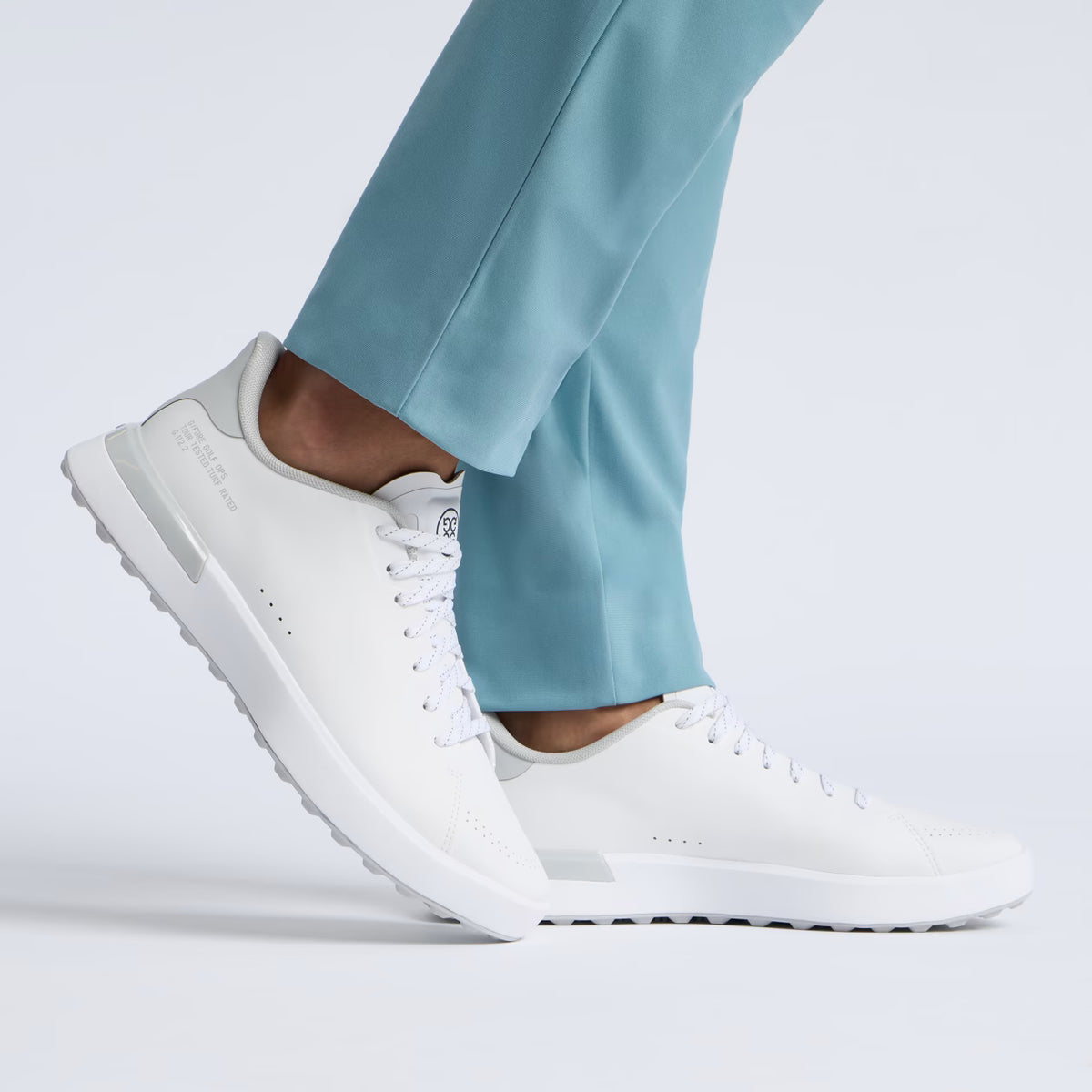 2026 G/Fore Men's G.112 Golf Shoes: Snow/Nimbus (Wide Fit)