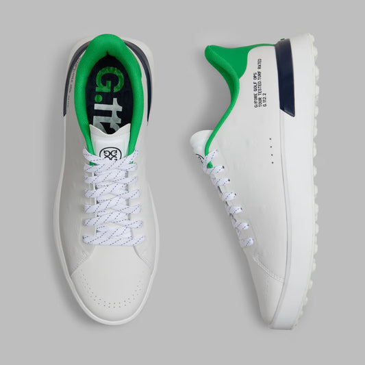 2026 G/Fore Men's G.112 Embossed Skull & Tees Golf Shoes: Snow/Clover