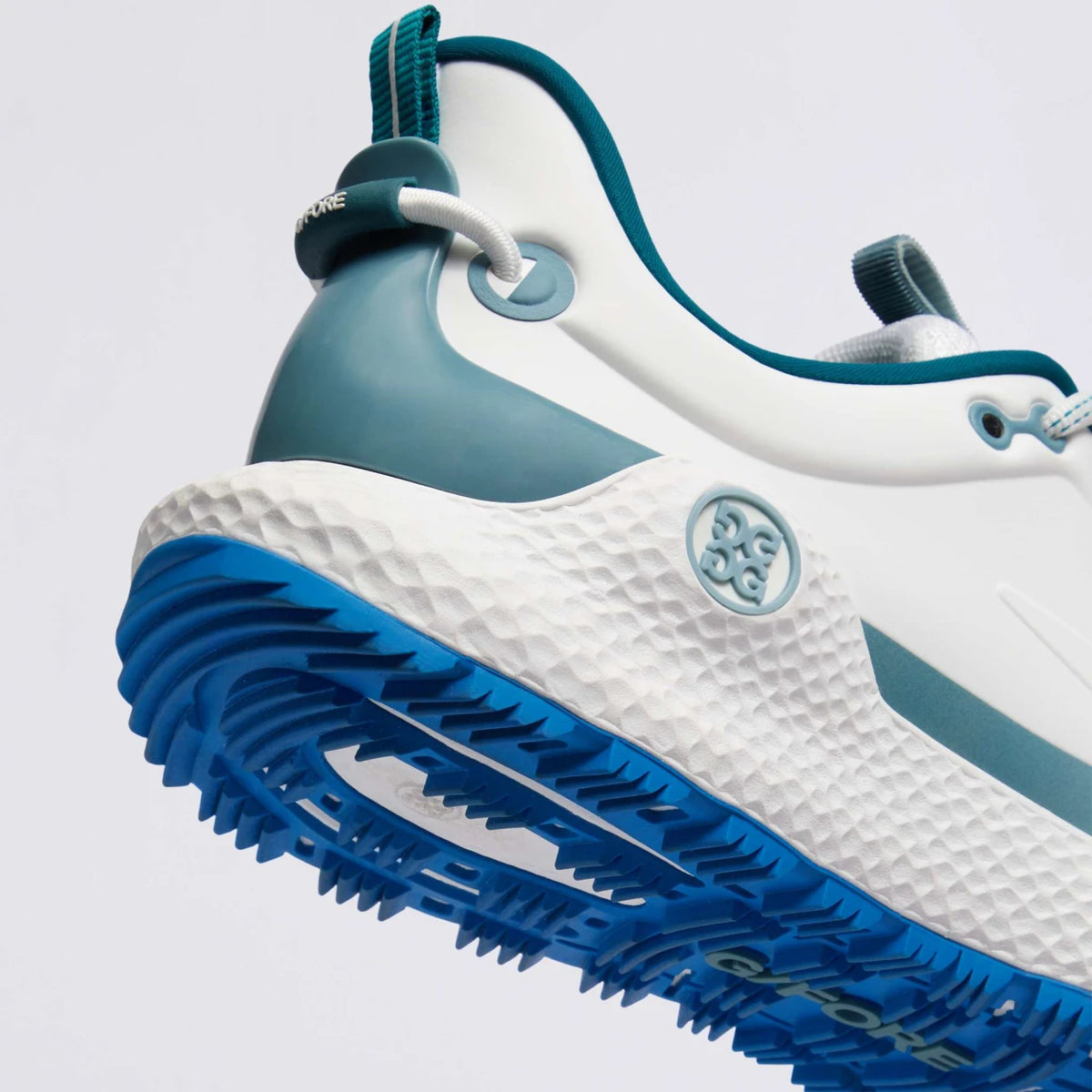 2026 G/Fore Men's Ltd Release MG4+ O2 Golf Shoes: Snow/Sea Foam
