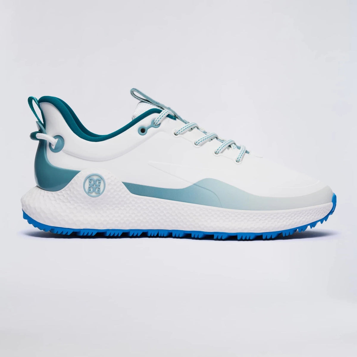 2026 G/Fore Men's Ltd Release MG4+ O2 Golf Shoes: Snow/Sea Foam