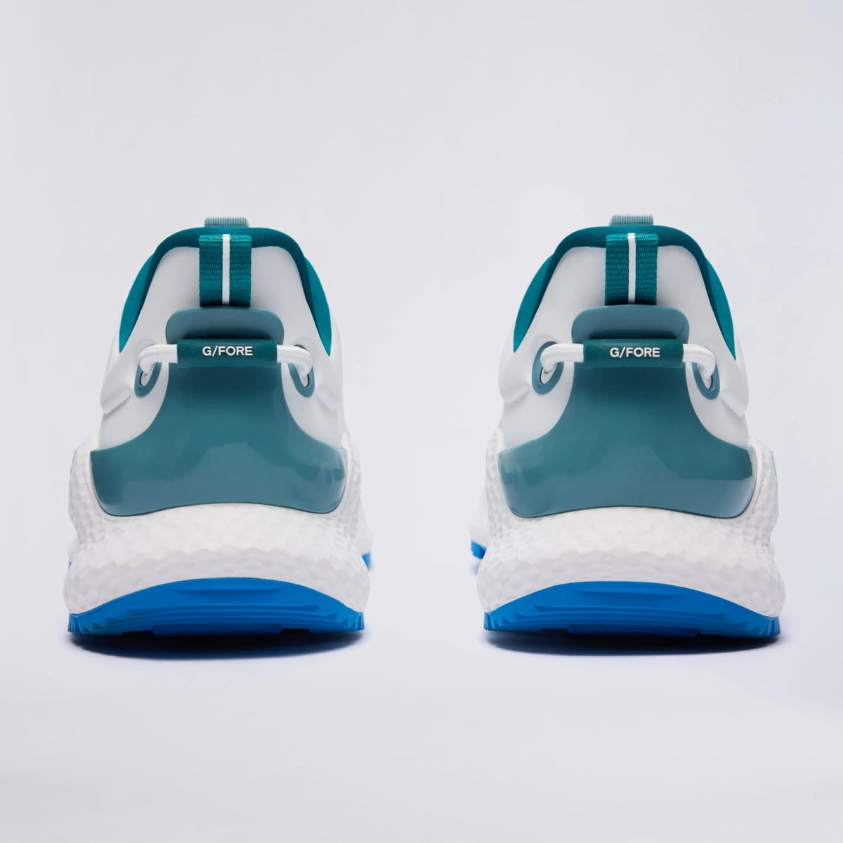 2026 G/Fore Men's Ltd Release MG4+ O2 Golf Shoes: Snow/Sea Foam