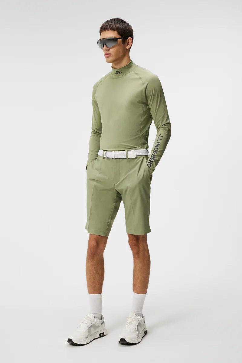 2024 J. Lindeberg Men's Aello Compression Layer: Oil Green