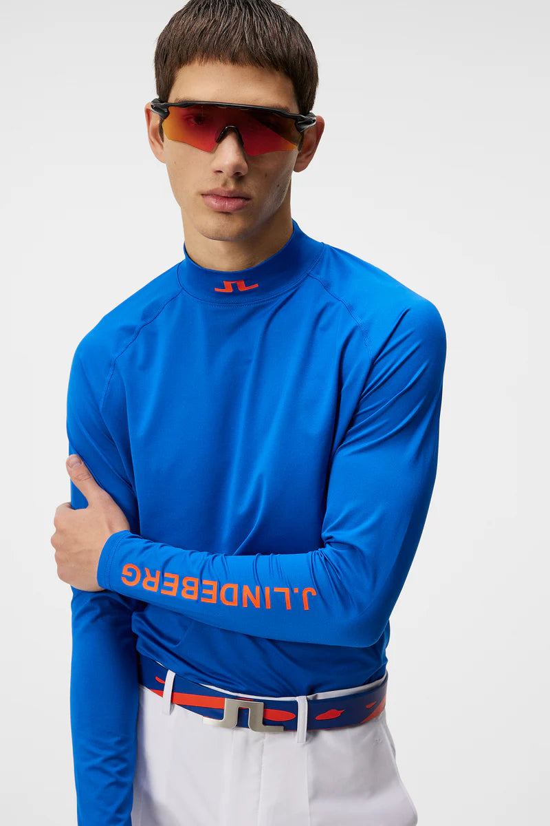 Brand New! J. Lindeerg Men's Aello Compression Layer: Nautical Blue
