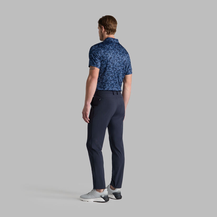 Brand New! G/Fore Men's Mapped Icon Camo Tech Jersey Modern Spread Collar Polo: Twilight