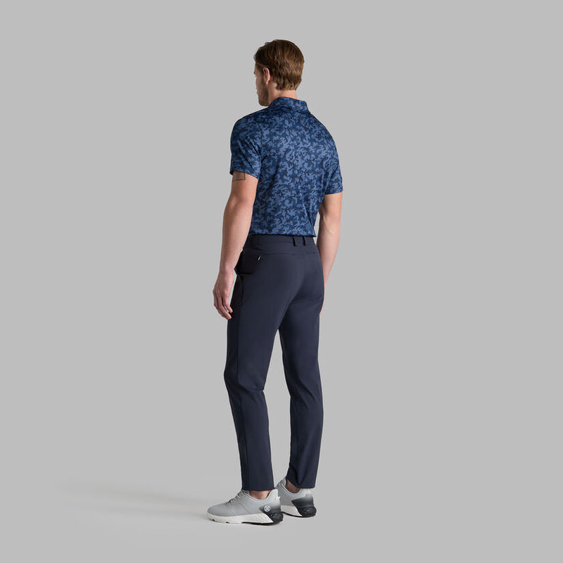 Brand New! G/Fore Men's Mapped Icon Camo Tech Jersey Modern Spread Collar Polo: Twilight