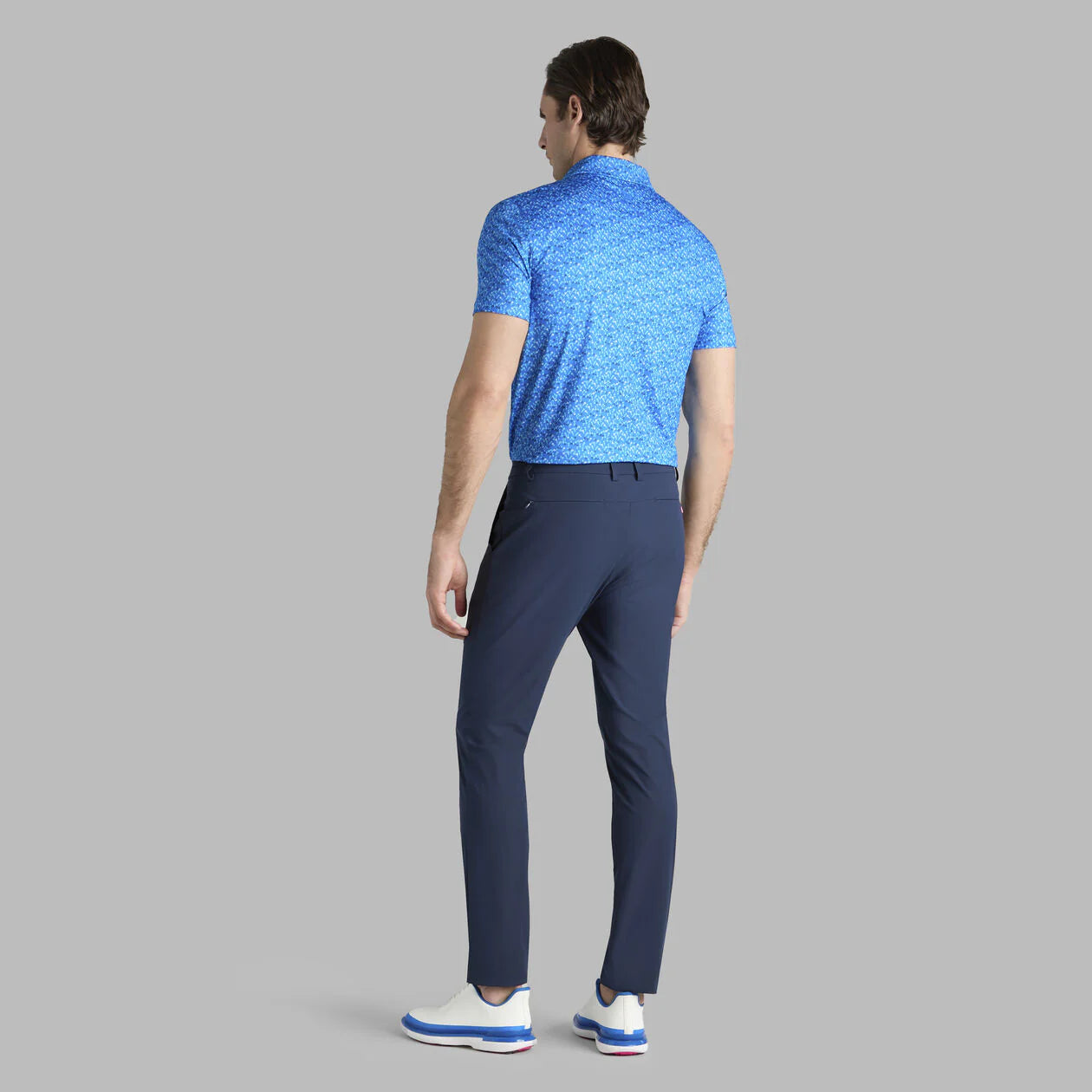 G/Fore Men's Aye Poppy Tech Jersey Polo: Lisbon