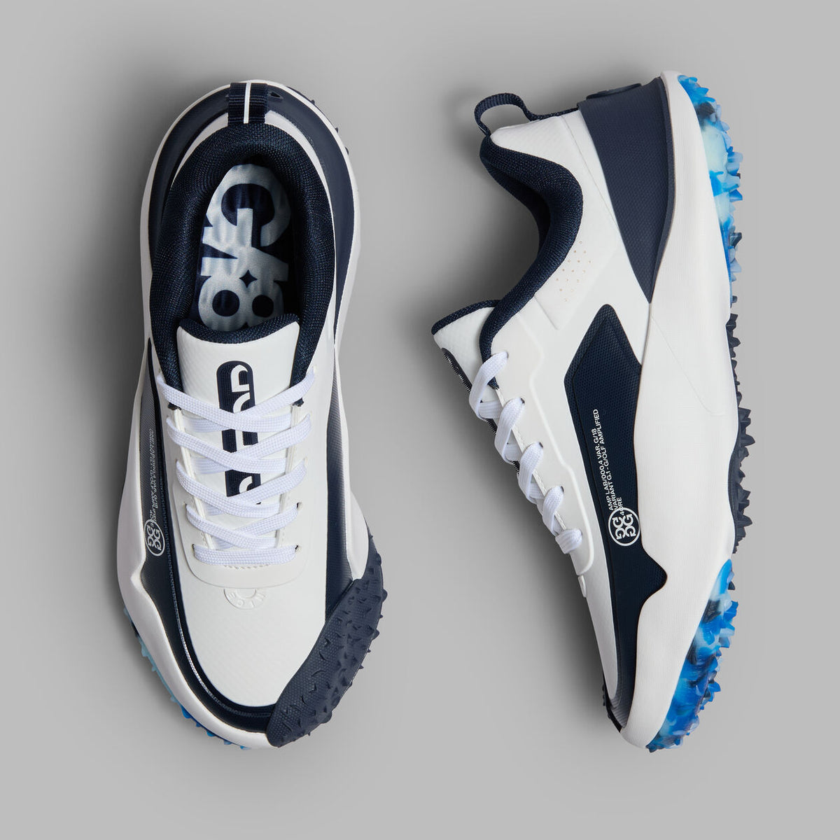 Brand New! G/Fore Men's G/18 Golf Shoes: Snow/Twilight