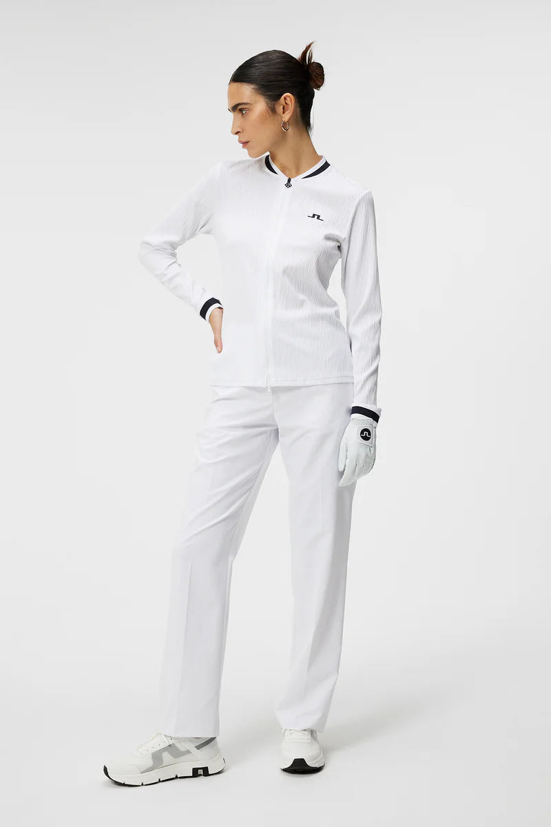 Brand New! J. Lindeberg Women's Leonor Mid Layer: White
