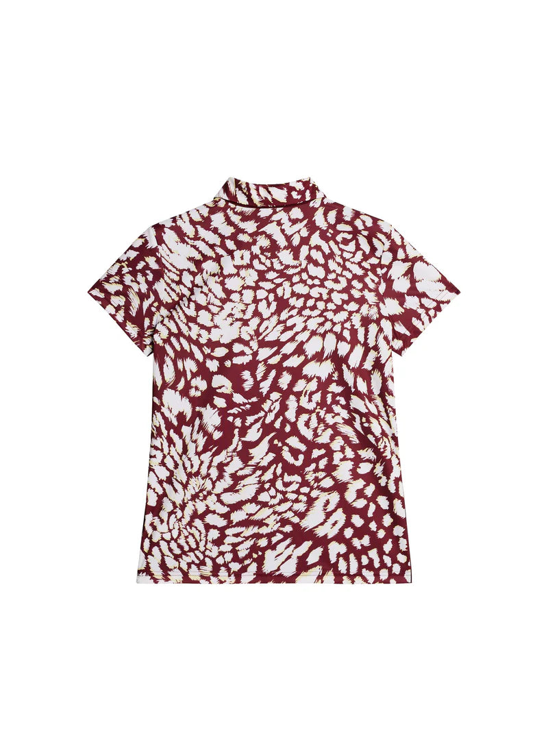 Brand New! J.Lindeberg Women's Cara Polo:  Cabernet