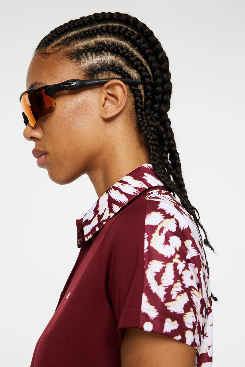 Brand New! J.Lindeberg Women's Cara Polo:  Cabernet