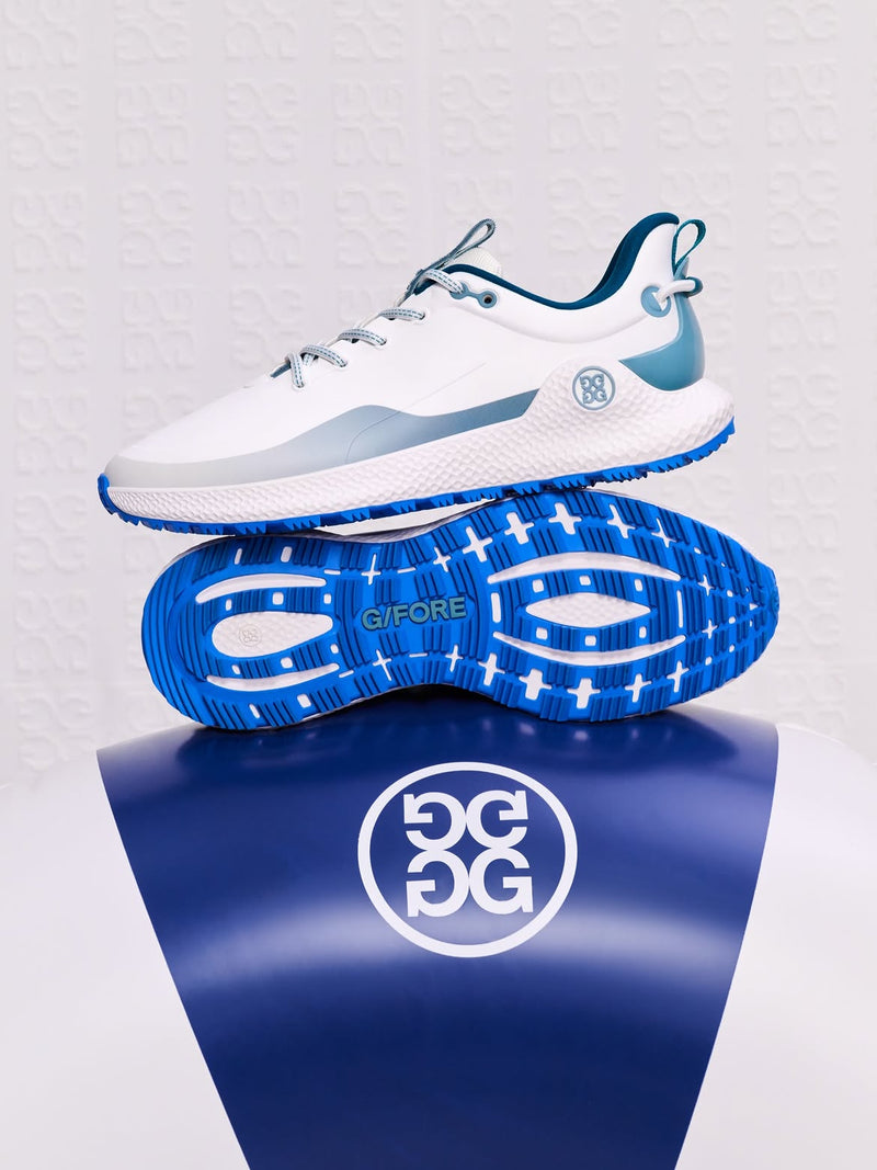 2026 G/Fore Men's Ltd Release MG4+ O2 Golf Shoes: Snow/Sea Foam