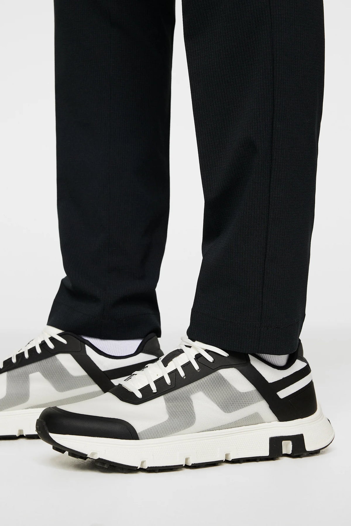 J.Lindeberg Men's Vent 500 Golf Sneaker: Black
