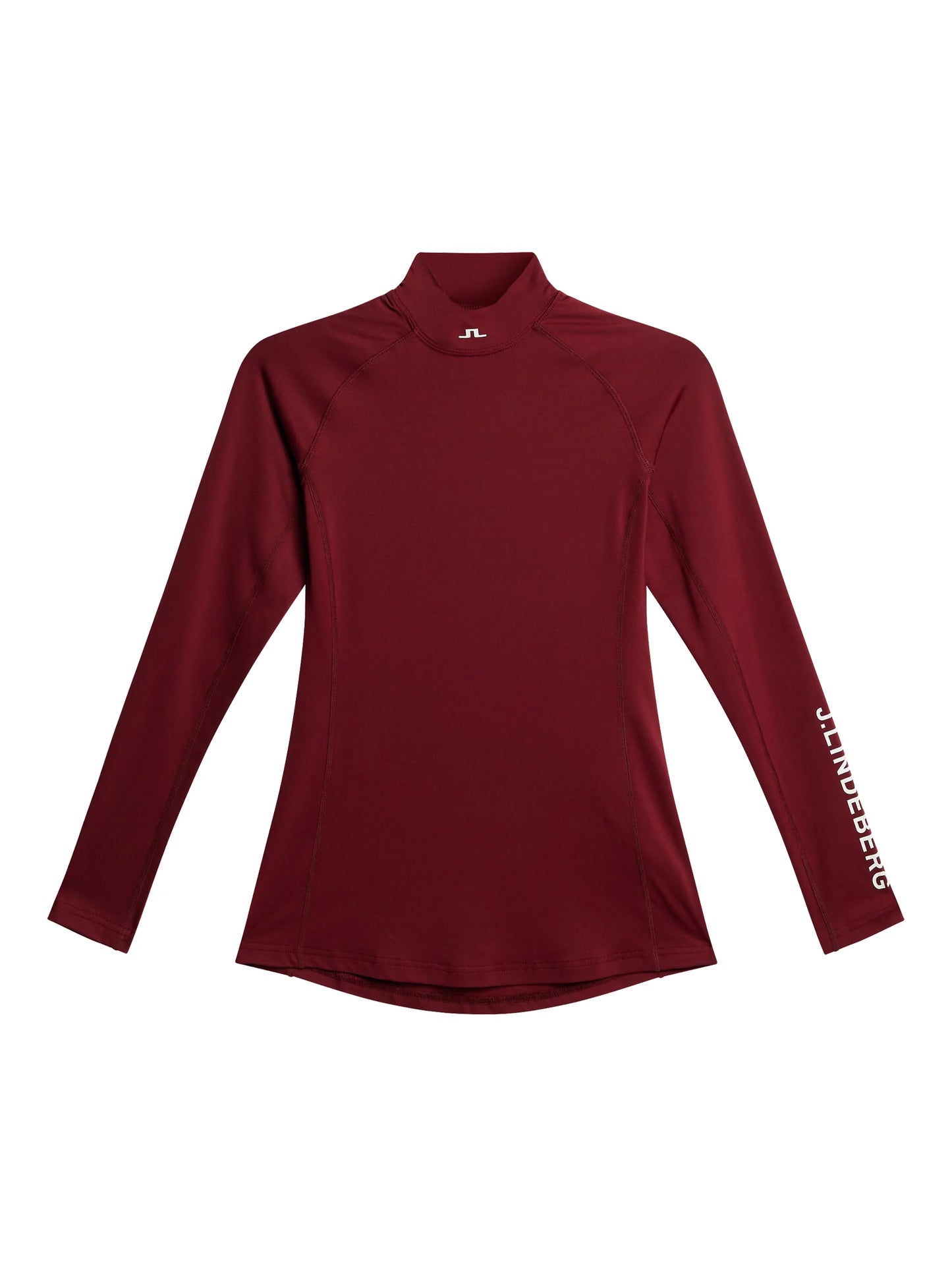 2024 J. Lindeberg Women's Asa Soft Compression Top: Cabernet