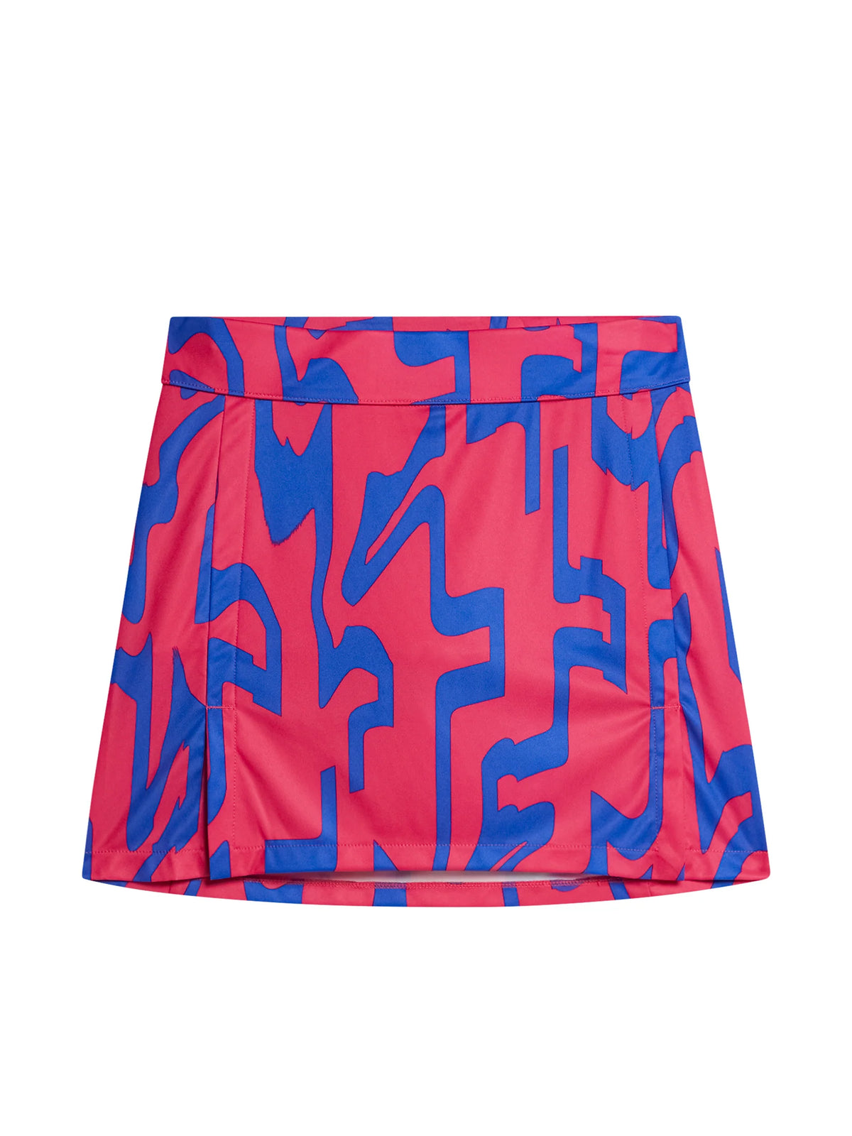 Brand New! J Lidegerg Women's Amelie Mid Print Skirt: Glitch Bridge Pink
