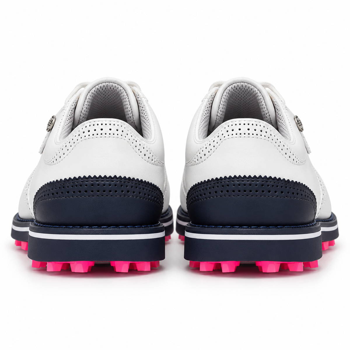 Brand New! G/Fore Men's Brogue Gallivanter Golf Shoes - Snow/Nimbus and Snow/Twilight