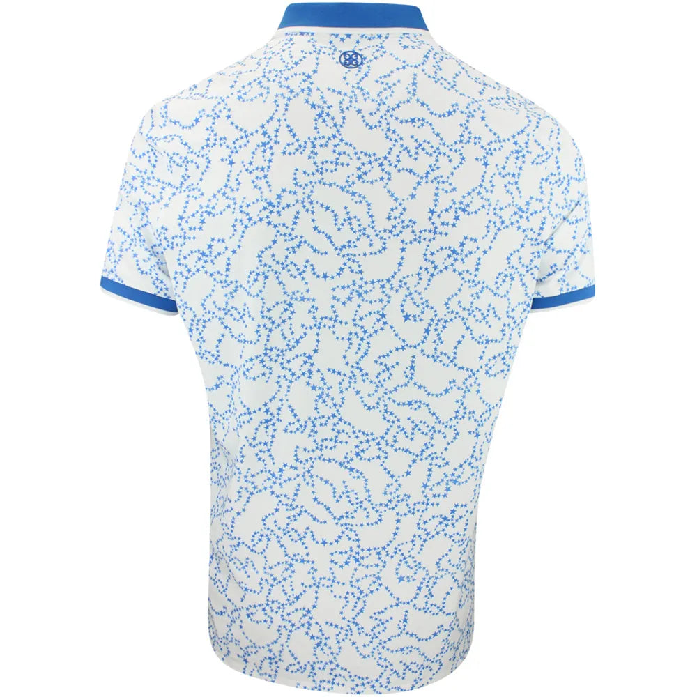 G/Fore Men's Star Dust Tech Jersey Golf Polo: Racer