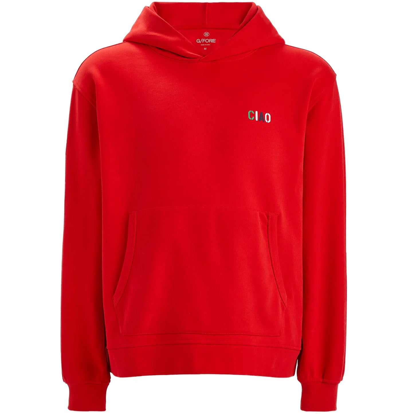 G/Fore Ltdt Ed RYDER CUP ROME 23 Unisex Oversized French Terry Hoodie: Rossa