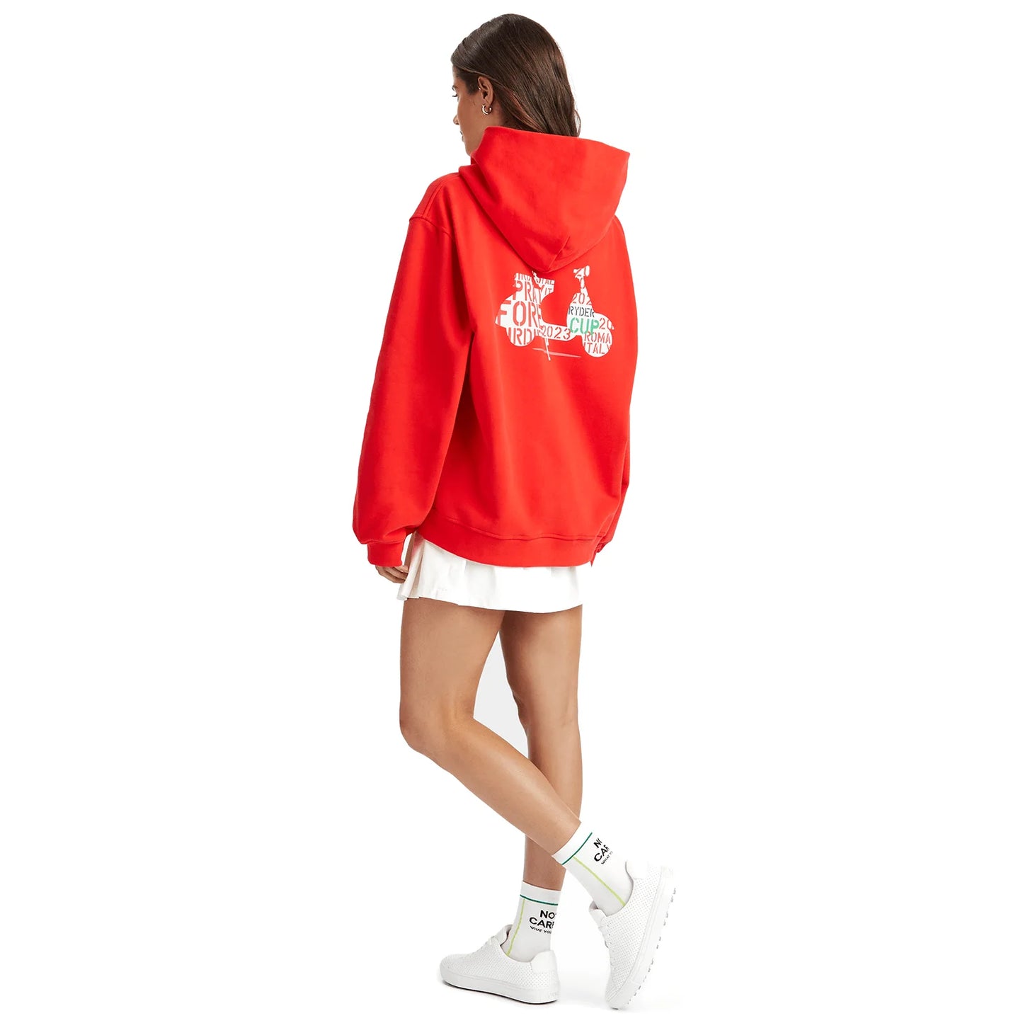 G/Fore Ltdt Ed RYDER CUP ROME 23 Unisex Oversized French Terry Hoodie: Rossa