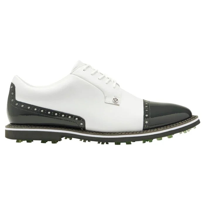 Brand New! G/Fore Men's Cap Toe Gallivanter Golf Shoes: Snow/Charcoal